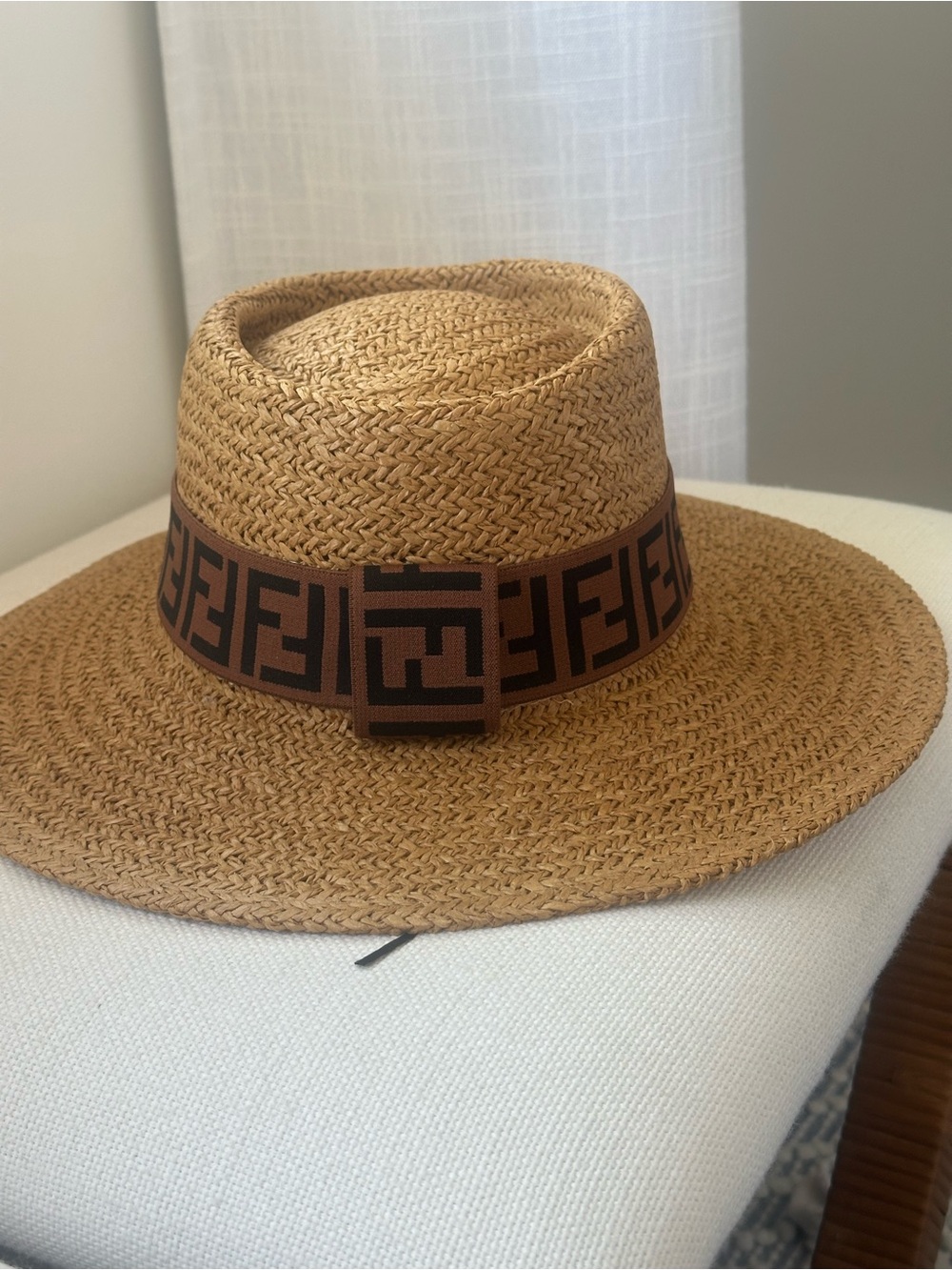 Designer inspired  Straw Fedora Hat